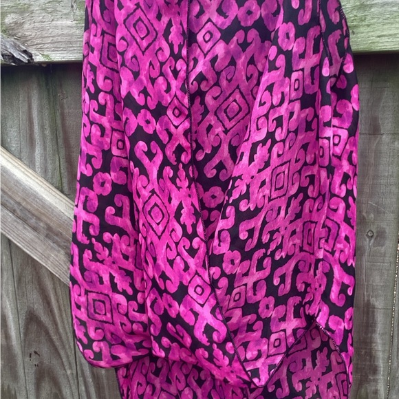 Heart to heart P!nk animal print twisted up blouse size M - Picture 2 of 7